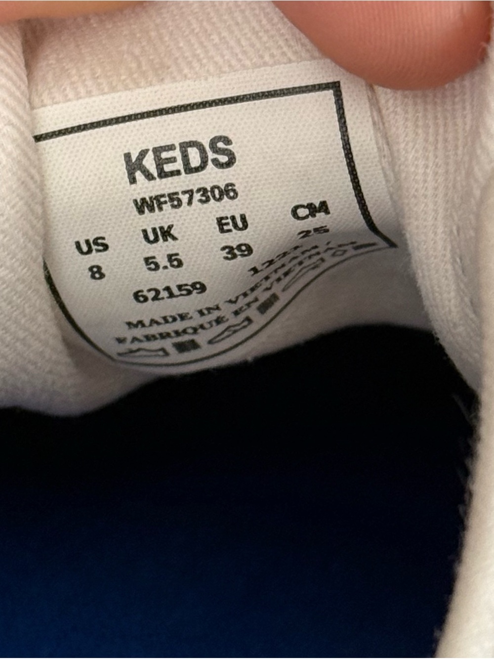Keds White Low-Top Canvas Sneakers with Platform Sole - Picture 5 of 5